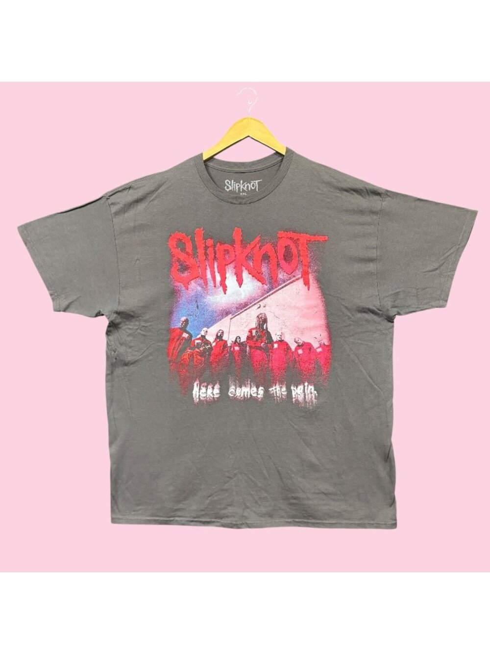 Slipknot Here Comes The Pain Heavy Metal Band Tee XXL